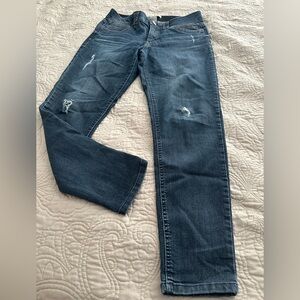 Democracy Women's Distressed Blue Skinny Jeans